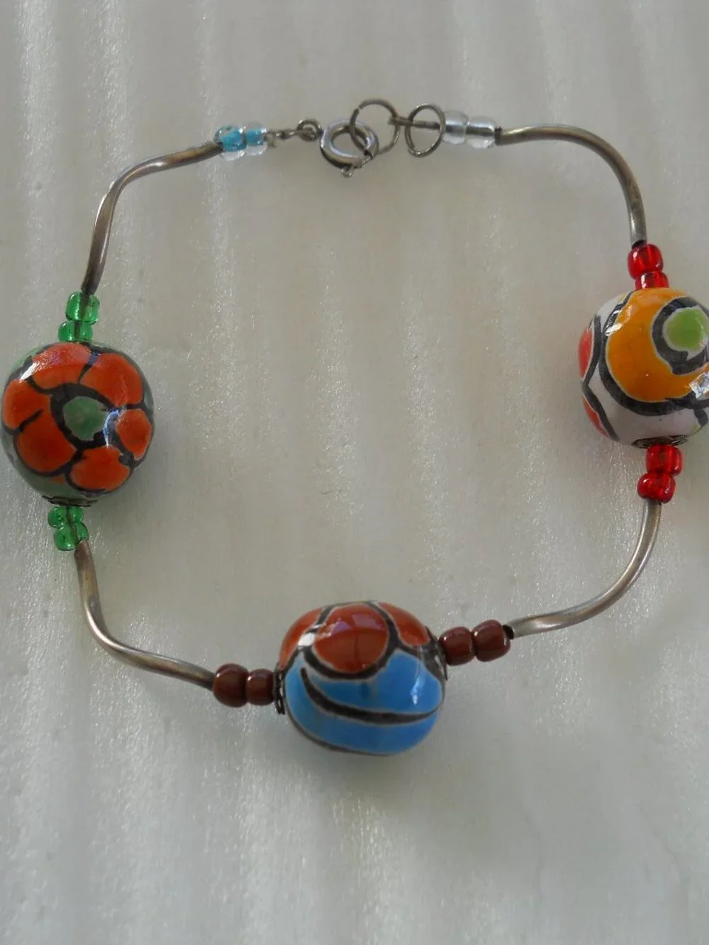 Big Round Beaded Bracelet  930
